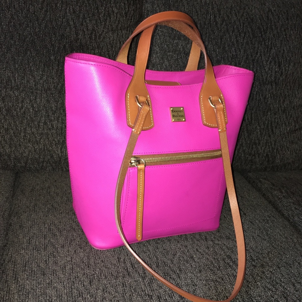 Dooney and Bourke Tara Shopper Fuchsia